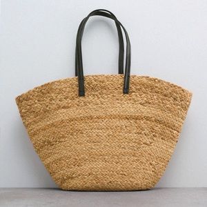 ZARA Jute Tote Bag
